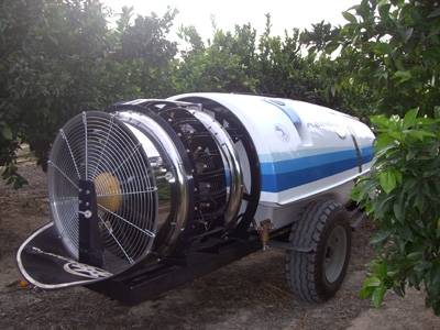 Atomizer Duplex Tornado, for citrus fruit, award-winning as 'Technical innovation' at Fima 2010