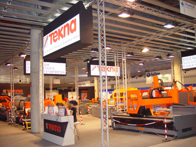 Stand de Tekna en la pasada edicin de Construmat, celebrada en Barcelona