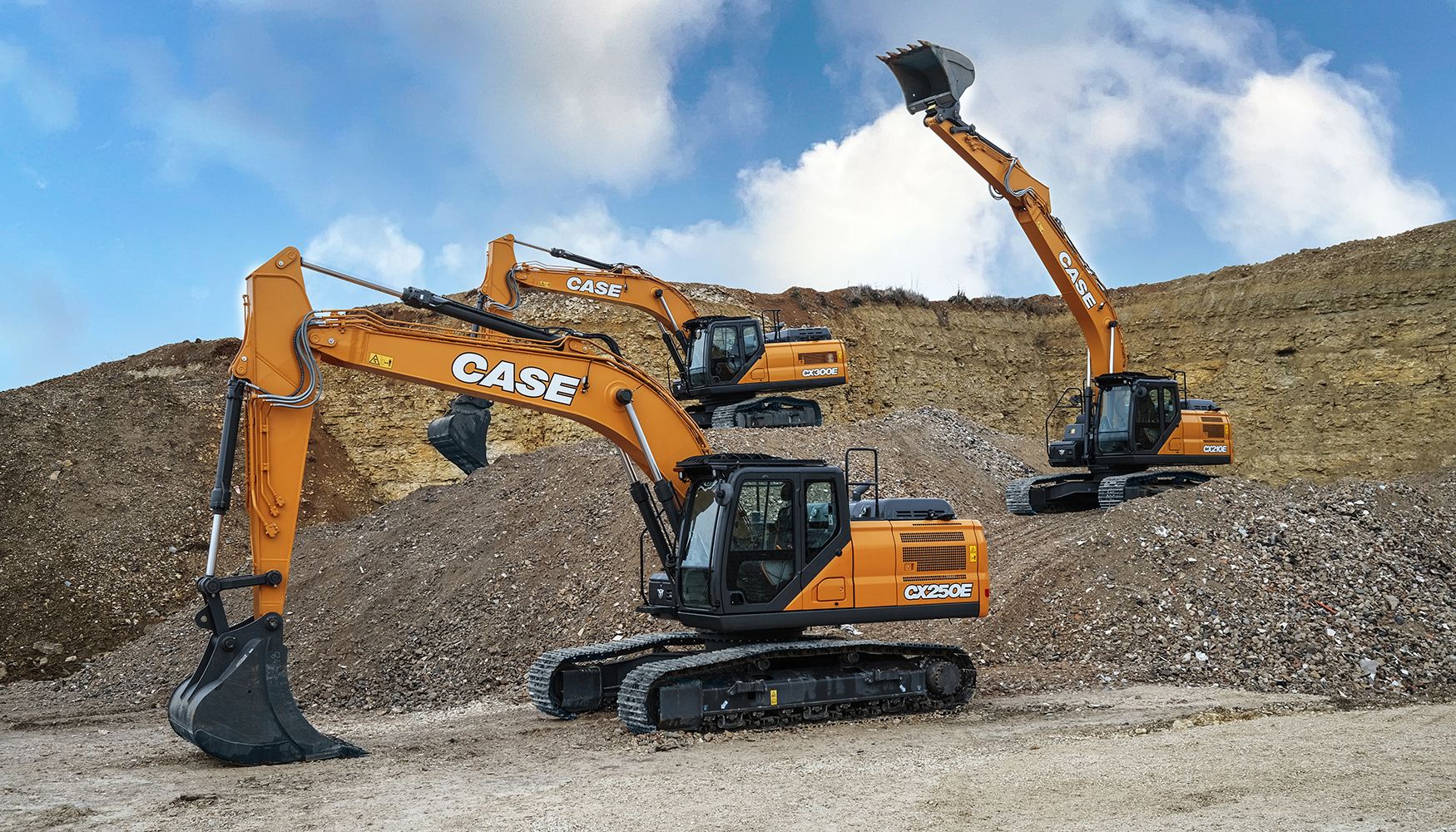 La gama de la Serie-E de CASE cuenta con siete nuevos modelos que van desde las 13 a las 30 toneladas