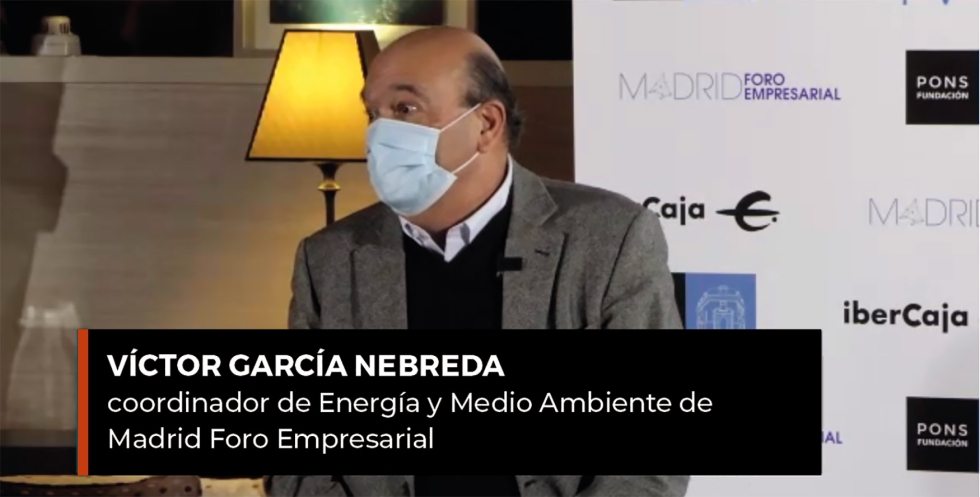 El secretario general de Aeescam, Vctor Garca Nebreda, quien tambin es el coordinador de Energa y Medio Ambiente de Madrid Foro Empresarial...