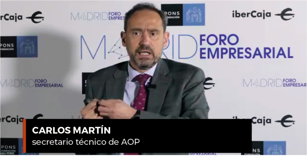 Carlos Martn, director tcnico y de Medio Ambiente de la Asociacin Espaola de Operadores de Productos Petrolferos (AOP)...