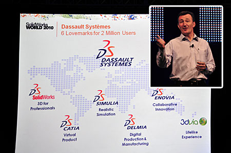 Bernard Charls, director ejecutivo de Dassault Systmes, presenta la globalidad de la compaa