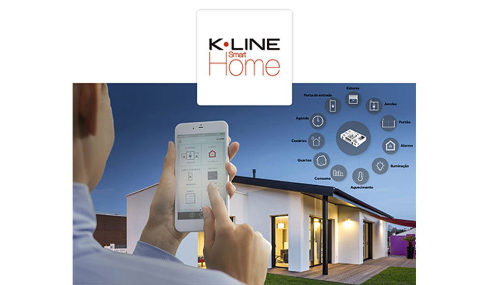 K-Line Smart Home permite integrar de fbrica unos sensores en las soluciones de carpintera, para conseguir una casa conectada...