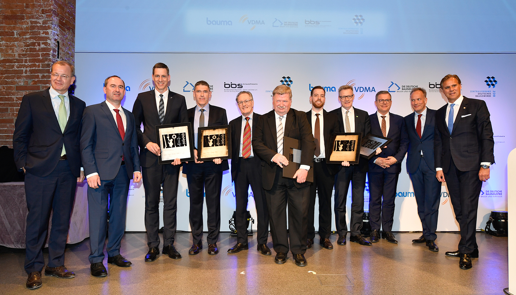 Ganadores del Premio Internacional a la Innovacin de Bauma 2019
