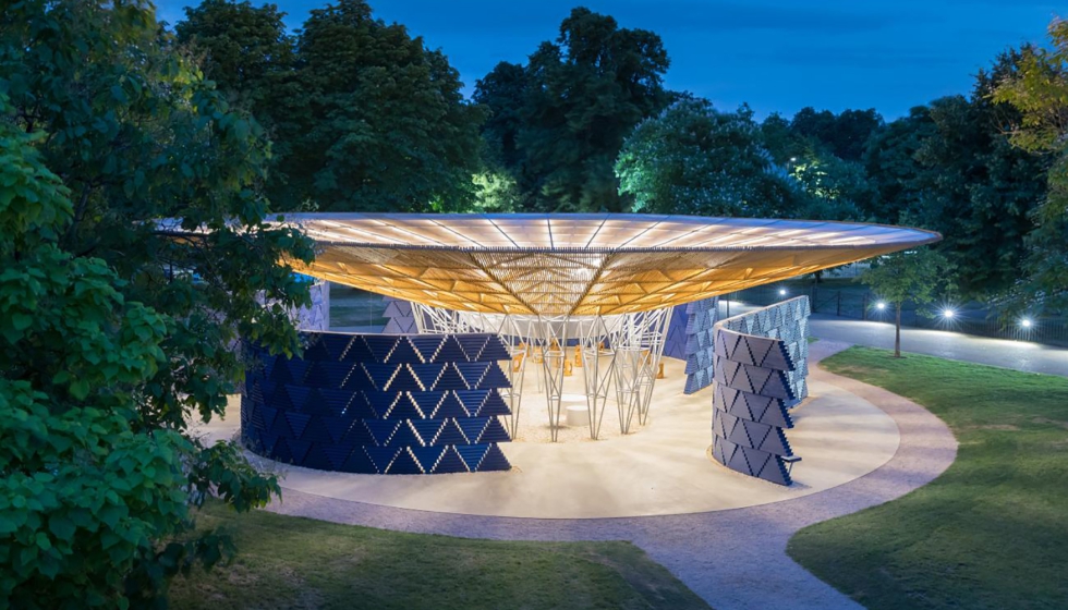 El Serpentine Pavilion de Londres. Foto: Iwan Baan