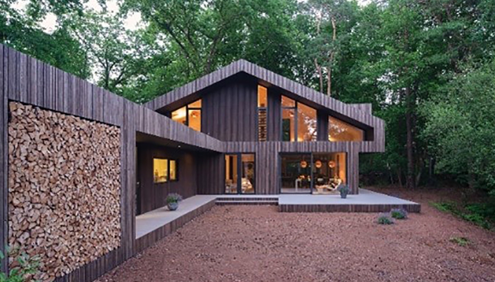 El bambú de Moso embellece la fachada de una casa-oficina de arquitectura  circular - Arquitectura y Construcción