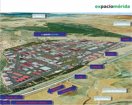 Southern Industrial Development park beside the kilometre 633 of the N-630, Bodegas Via Santa Marina and next to the motorway A-66...