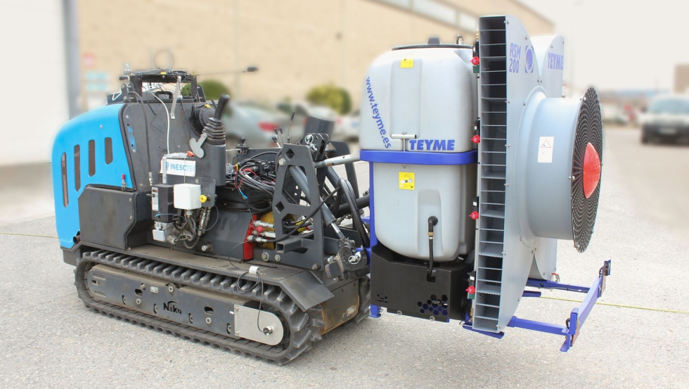 Teyme recebe integrantes do projeto Scorpion, que desenvolve robôs pulverizadores para vinhedos em encostas
