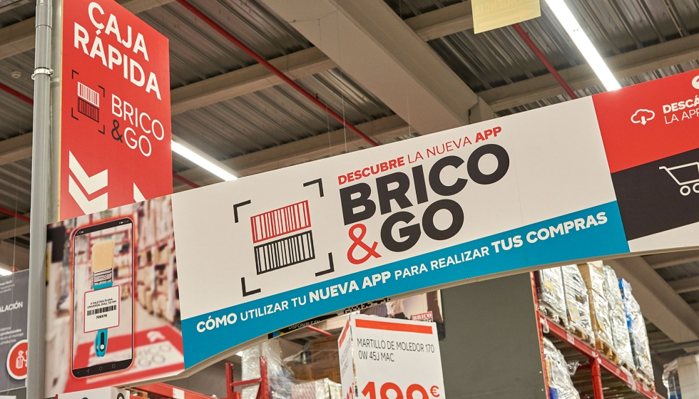 La app Brico & Go agiliza el proceso de compra en tiendas de bricolaje