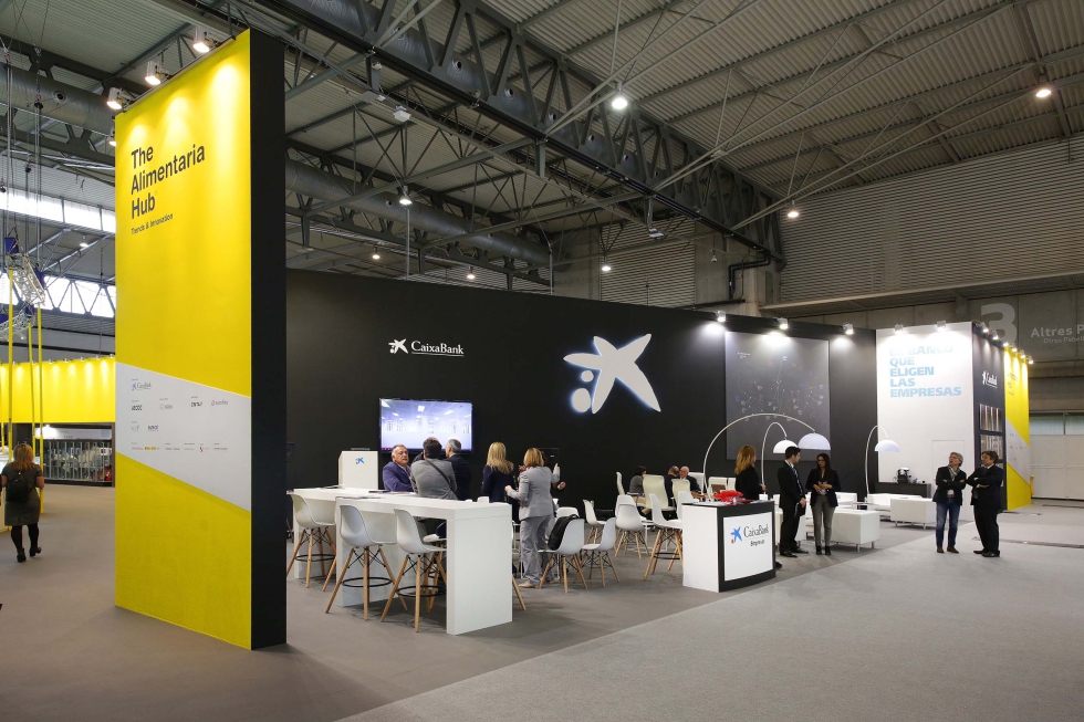 Stand de CaixaBank en la anterior edici�n de Alimentaria