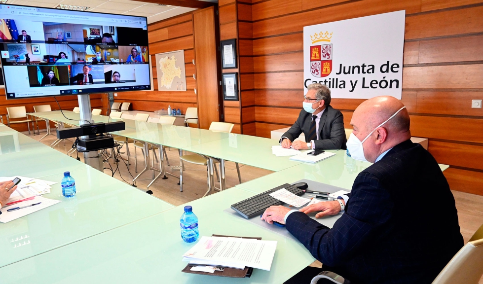 Jess Julio Carnero, consejero de Agricultura, Ganadera y Desarrollo Rural en funciones de la Junta de Castilla y Len...