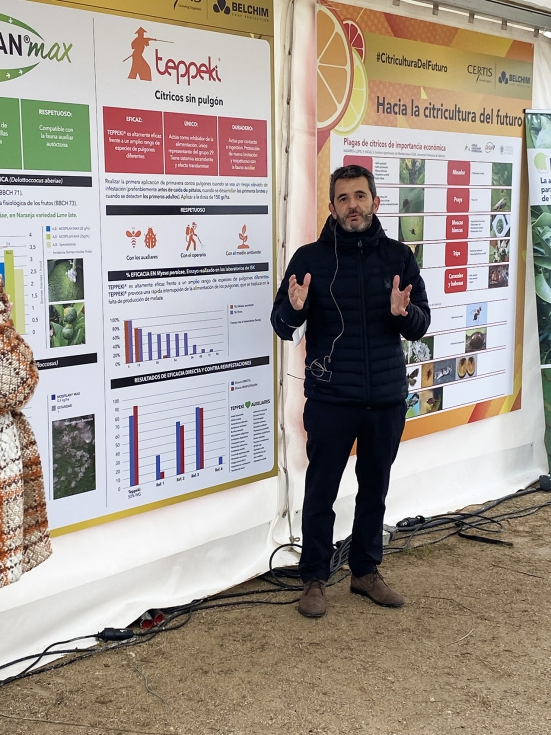 Vicente Navarro explic� que las plagas del Cotonet y del Greening son los dos problemas m�s preocupantes actualmente para la citricultura en Espa�a...