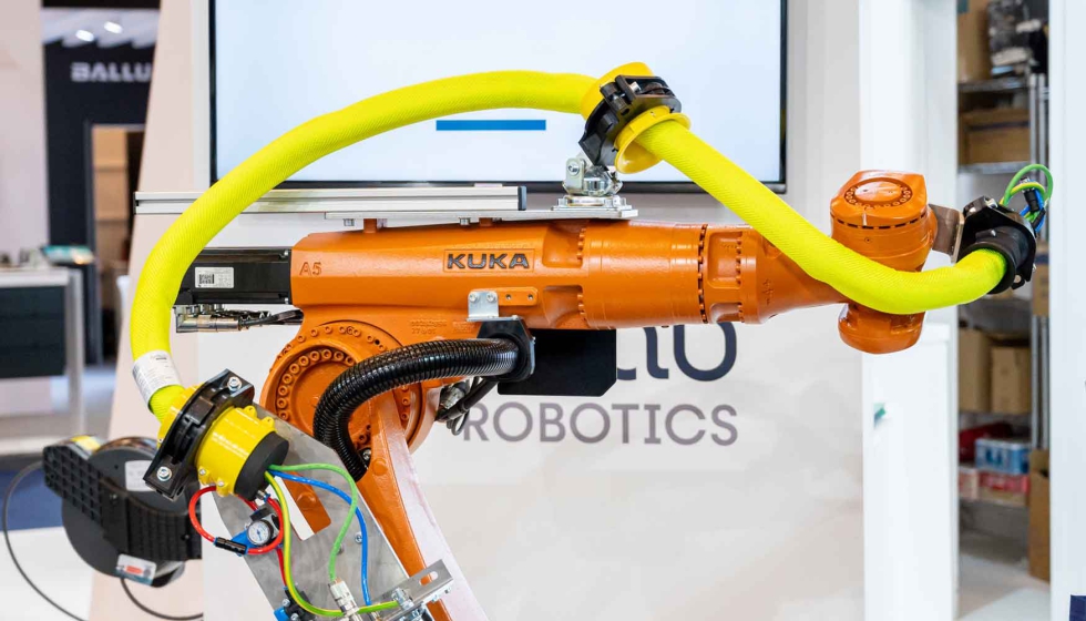 Sumotex puede adaptarse a cualquier robot industrial de tamao medio y grande
