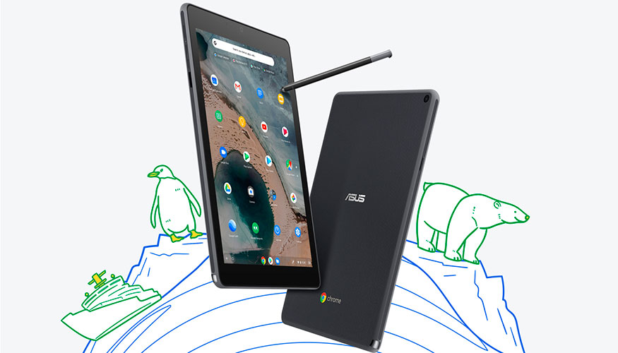 La Asus Chromebook Tablet CT100 est fabricada de acuerdo al estndar de durabilidad MIL-STD-810G