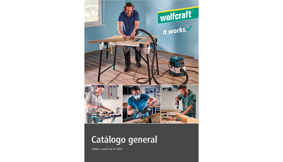 Portada del nuevo catlogo de Wolfcraft