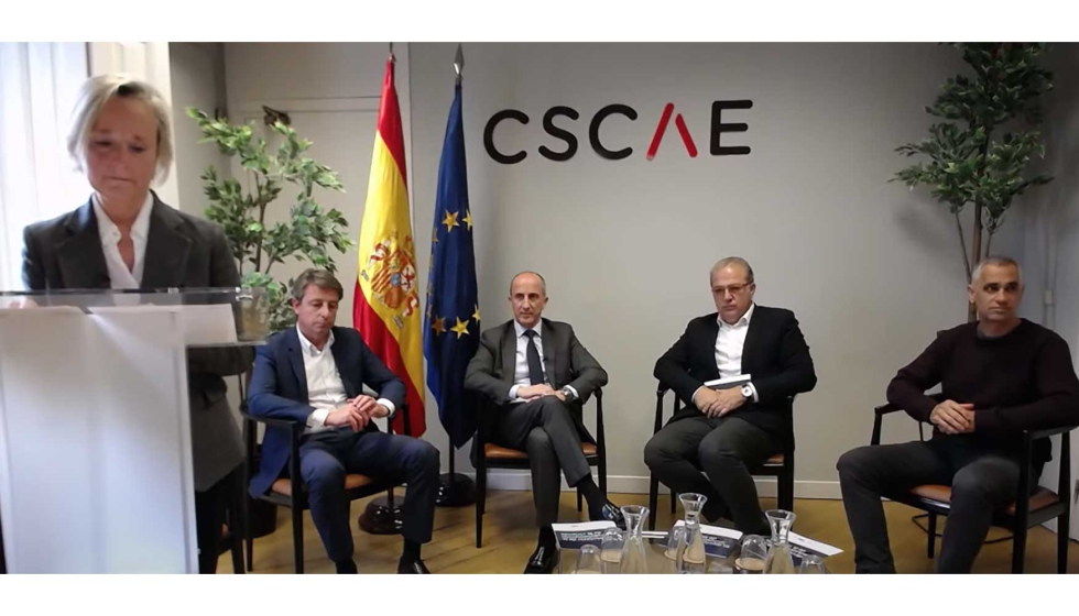 Marta Vall-llosera, presidenta del CSCAE, durante la presentacin del Diccionario de la industrializacin de la vivienda...