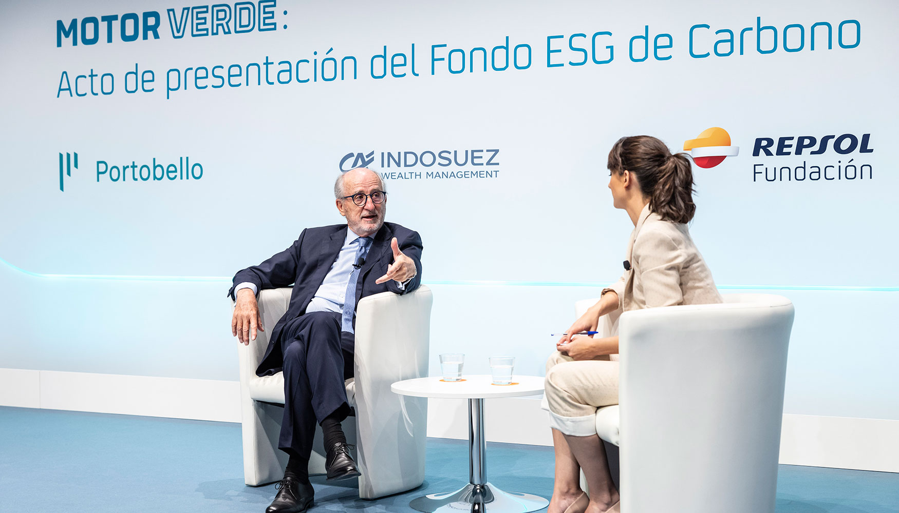 El Presidente de Repsol, Antonio Brufau, en la presentacin del fondo