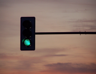 In cases in which the traffic light is green when the bus approaches...