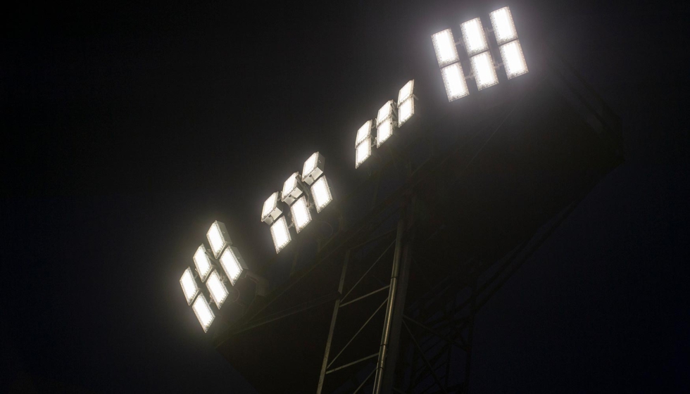 El estadio del A.D. Torrejn, Las Veredillas, ha mejorado su iluminacin con la solucin LED Ecoblast de Schrder