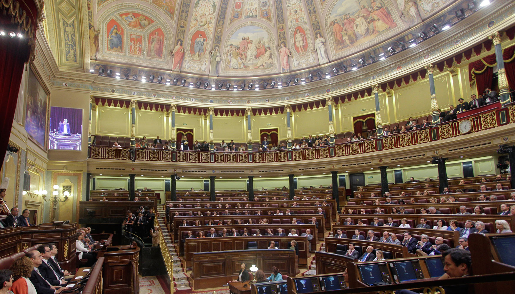 Interior del Congreso de los Diputados en una imagen de archivo
