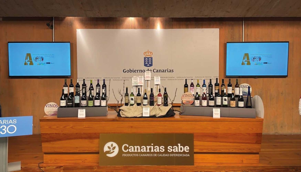 Vinos participantes en el concurso Agrocanarias Vinos 2022