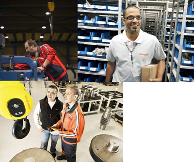 Konecranes distributed pieces in more than 100 countries around the world...