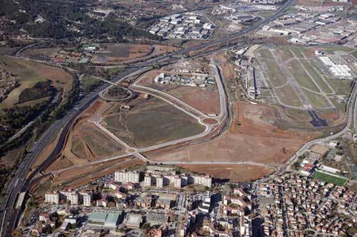 Imagen area de la zona donde se desarrollar el Sabadell Parc Empresarial