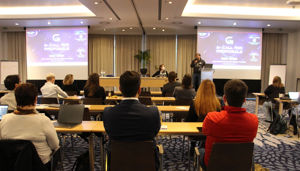 Presentacin de la 2 convocatoria de Galactica durante una jornada informativa en Bruselas