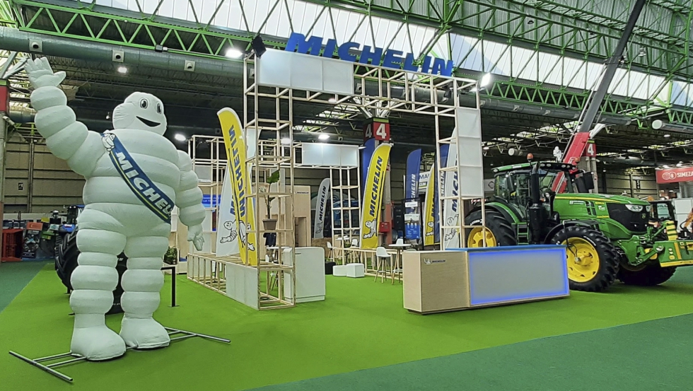Stand Michelin no pavilho 4