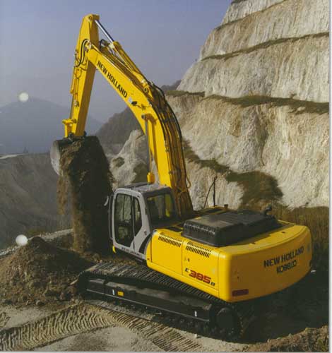 New Holland Kobelco E 385B crawler excavator