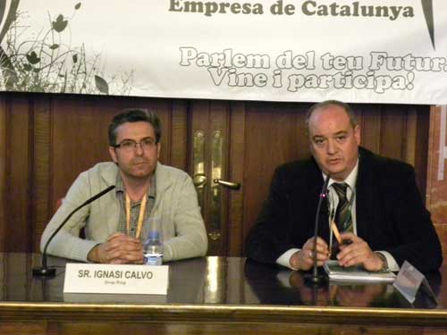 Ignasi Calvo i Vergs, director tcnico de Grup Roig y el secretario tcnico del Gremi