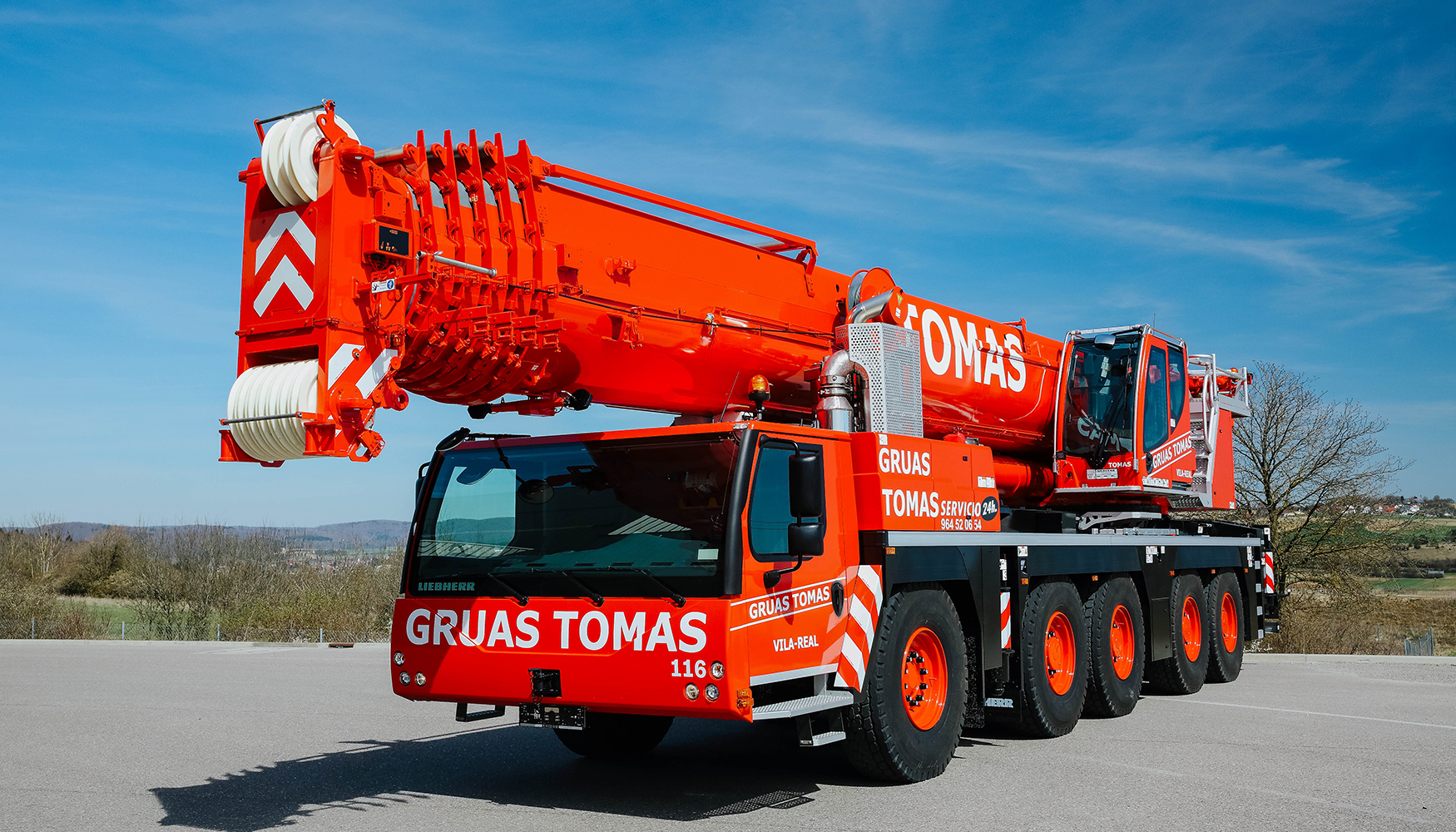 Gras Tomas adquiri la gra mvil Liebherr LTM 1250-5.1, el modelo de 5 ejes ms potente del mercado