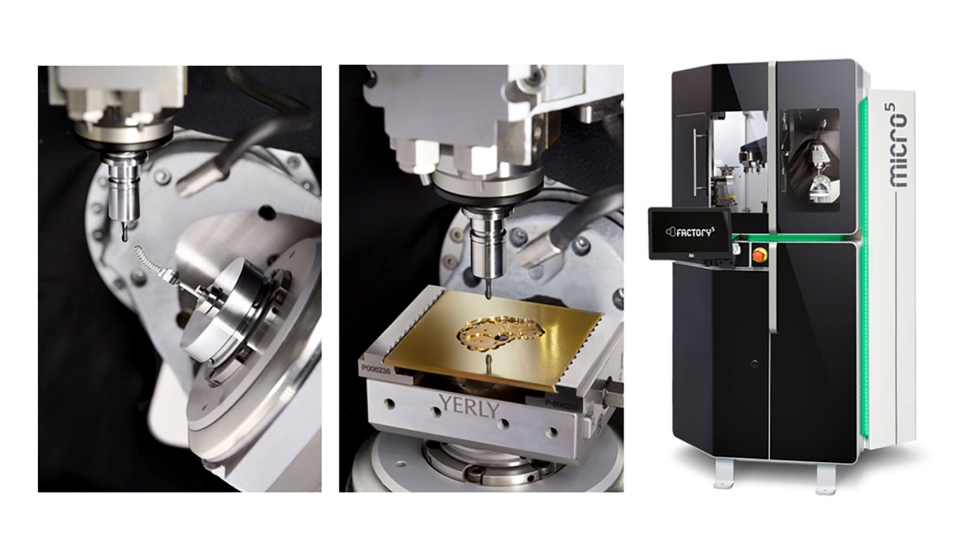La mquina Factory5 est indicada para el micromecanizado de piezas