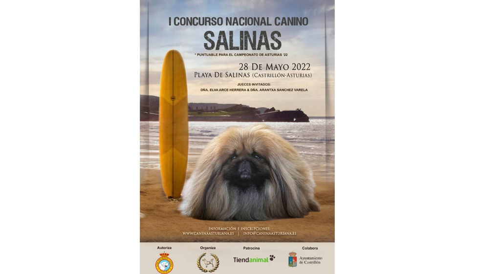 Cartel del I Concurso Nacional Canino