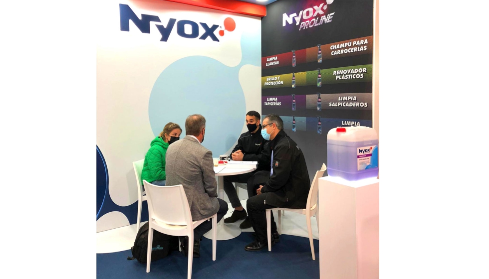 Adems de establecer nuevos contactos, la presencia de Nyox en Motortec Madrid 2022 afianz la relacin de la compaa con clientes y distribuidores...