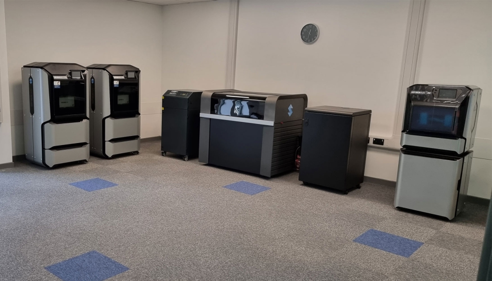 El Centro Digital y de Fabricacin Aditiva dedicado en el campus alojar las impresoras 3D PolyJet y FDM de Stratasys