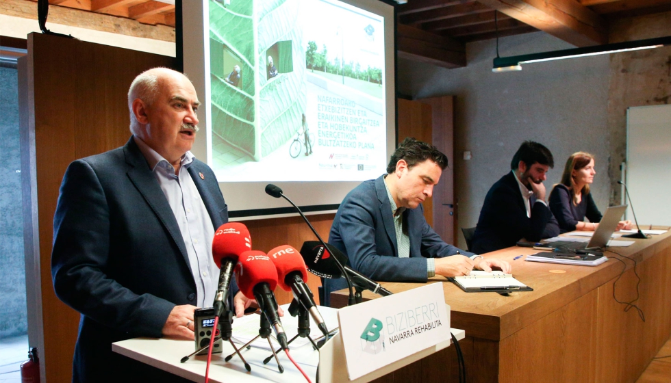 El vicepresidente Aierdi, present el 'Plan Biziberri / Navarra Rehabilita'...