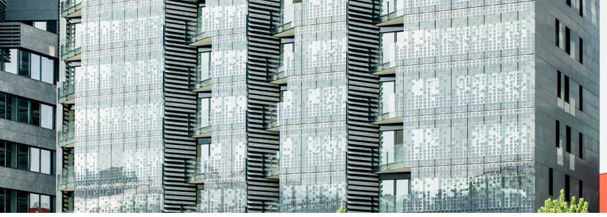 Los vidrios SunEwat, de AGC, se han instalado sobre una superficie de fachadas de 520 m2 en las viviendas Proyecto Hikari, en Lyon...
