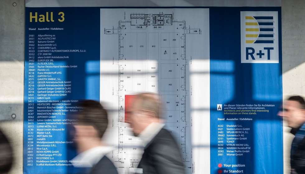 La edicin de R+T 2024, del 12 al 23 de febrero, ya cuenta con ms de 500 expositores inscritos. Foto: Landesmesse Stuttgart GmbH...