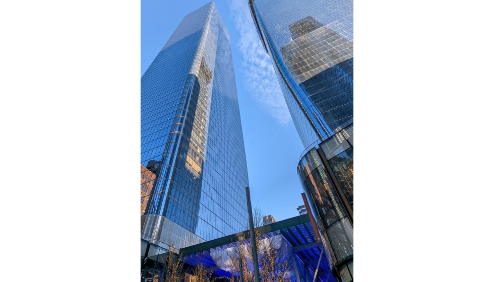 Proyecto One & Two Manhattan West, Nueva York, en el que estn presentes los vidrios transformados por Tvitec