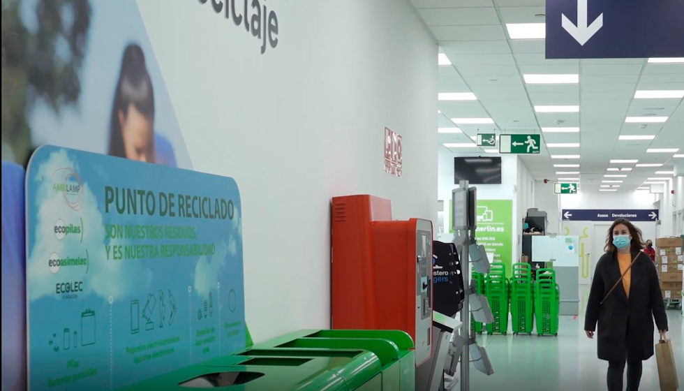 126 establecimientos de Leroy Merlin en Espaa disponen de un multicontenedor gestionado por Recyclia
