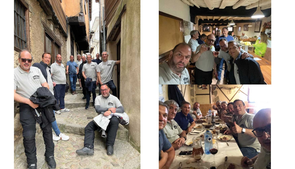 Acompaados de los hermanos Fidalgo, los 'ruteros' visitaron el barrio judo de Hervs y disfrutaron de la gastronoma local...