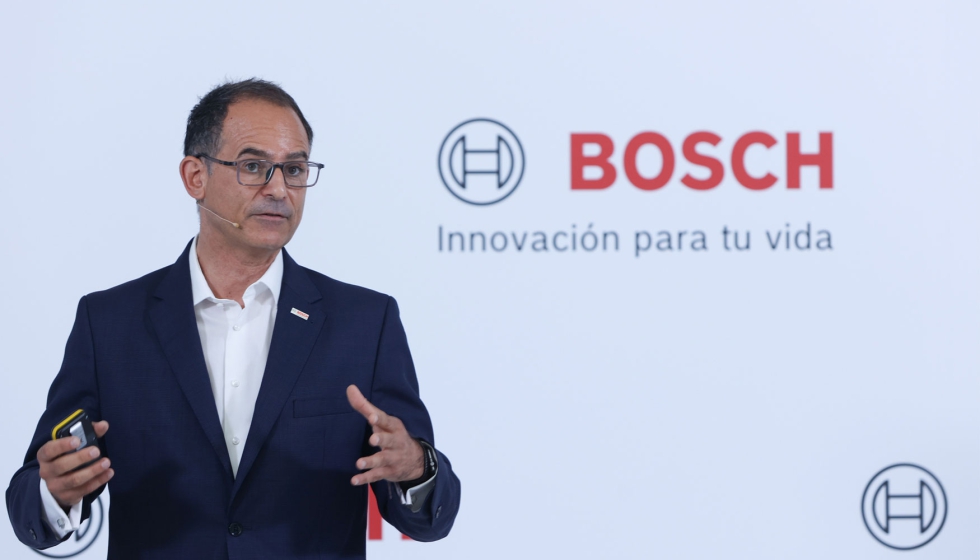  Javier Gonzlez Pareja, presidente del Grupo Bosch para Espaa y Portugal, durante la conferencia de prensa anual