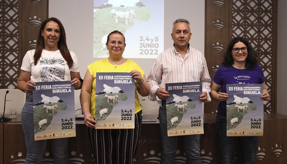 Presentaci�n de la XII Feria Agroganadera y Multisectorial de Siruela en la Diputaci�n de Badajoz