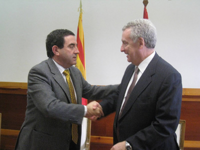 Alfonso Vicente (izquierda de la imagen) y Jos Jorge del Castillo...