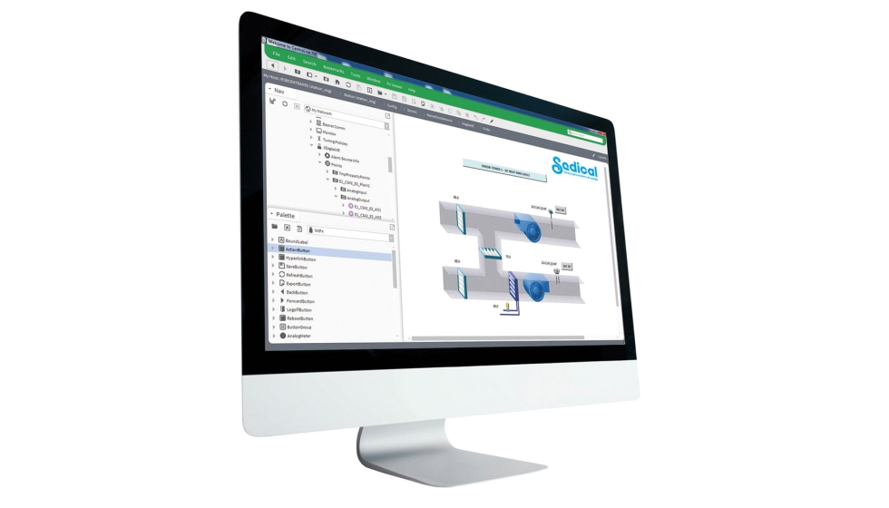 Software de administracin de energa de edificios Arena NX de Sedical