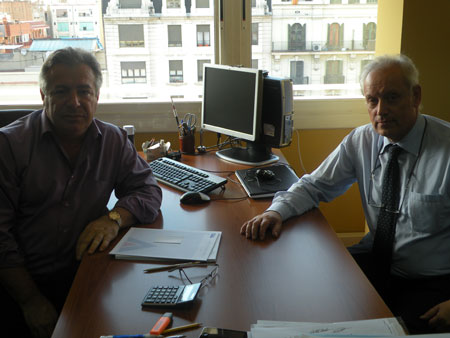 Jos Hervs y Jordi Boada, director general y consejero delegado de C.I.M.A.