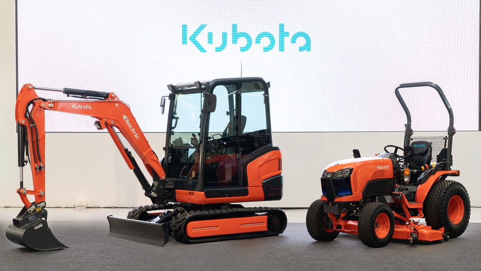 Kubota avanz en 2020 prototipos de tractor elctrico y maquinaria de construccin compacta