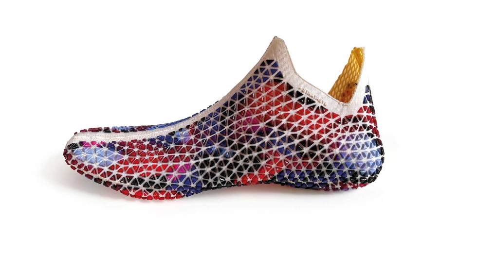 La innovadora zapatilla Evolve de Assa Ashuach, impresa en 3D...