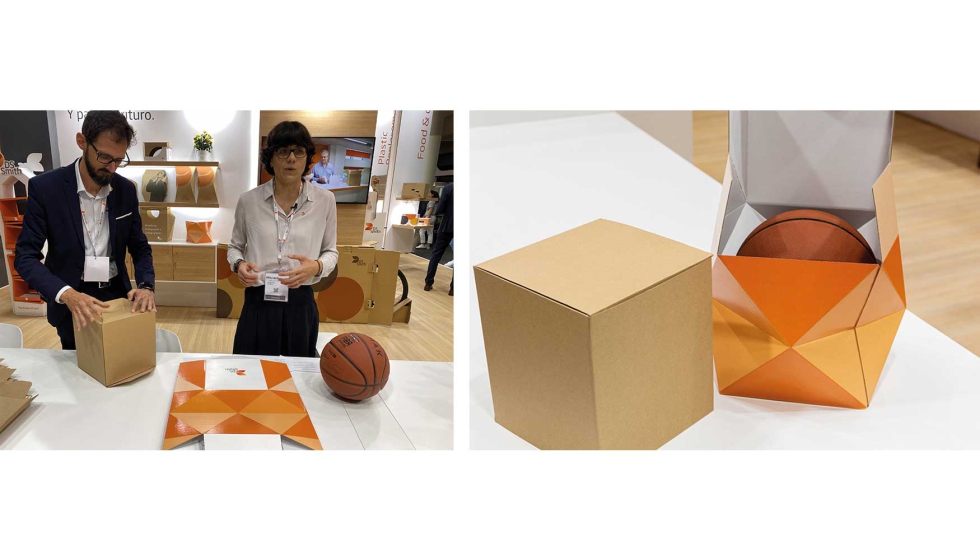 Nuevo packaging especialmente pensado para empaquetar un baln de forma original y sorprendente